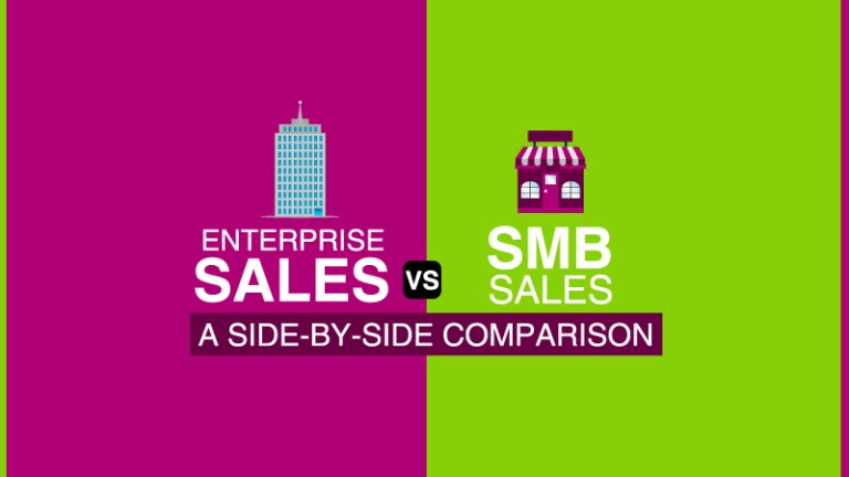 Enterprise Sales vs SMB Sales: A Side-by-Side Comparison [INFOGRAPHIC]